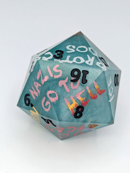 ICE Out Protest Chonk #2 - 55mm d20
