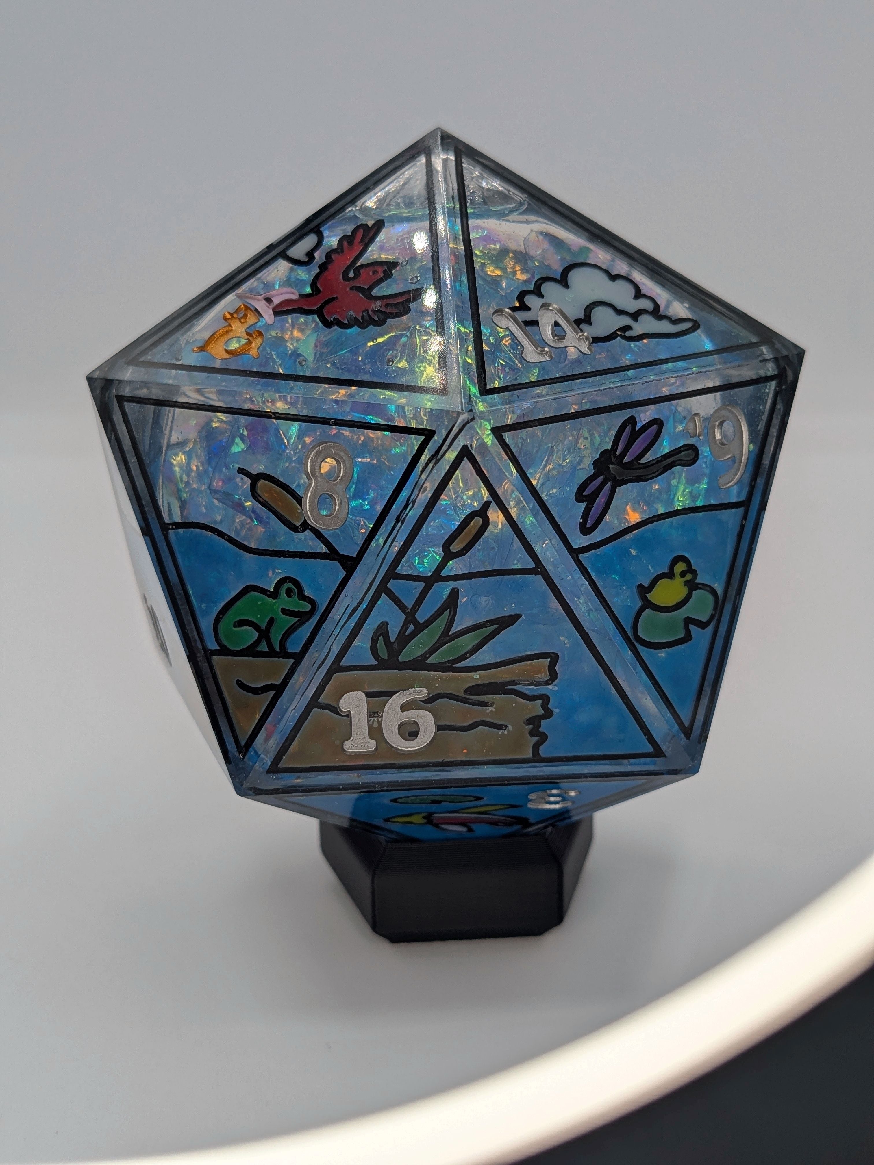 Dice Pond - 100mm d20