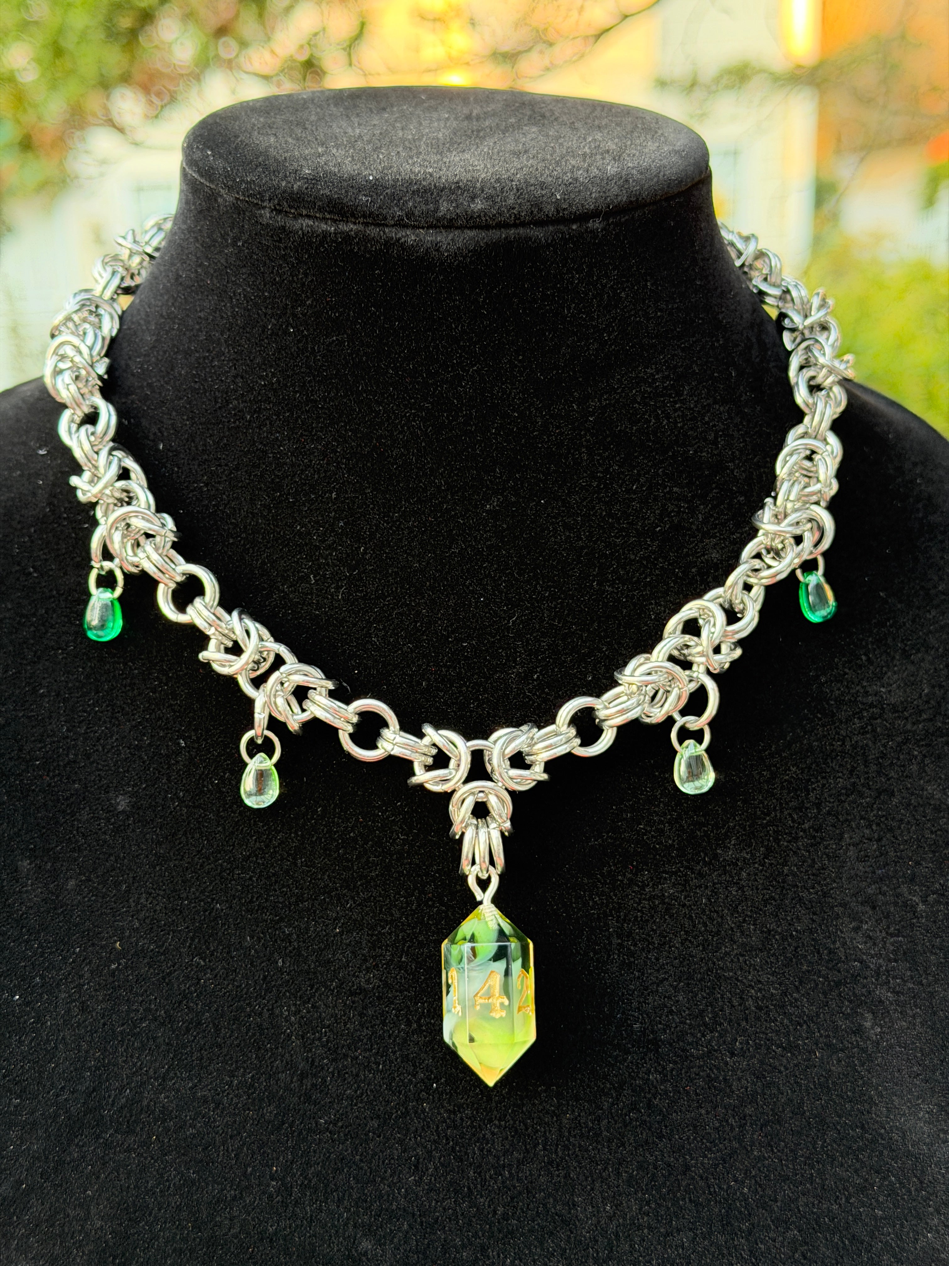 Even Darkness Must Pass - Chainmail Necklace
