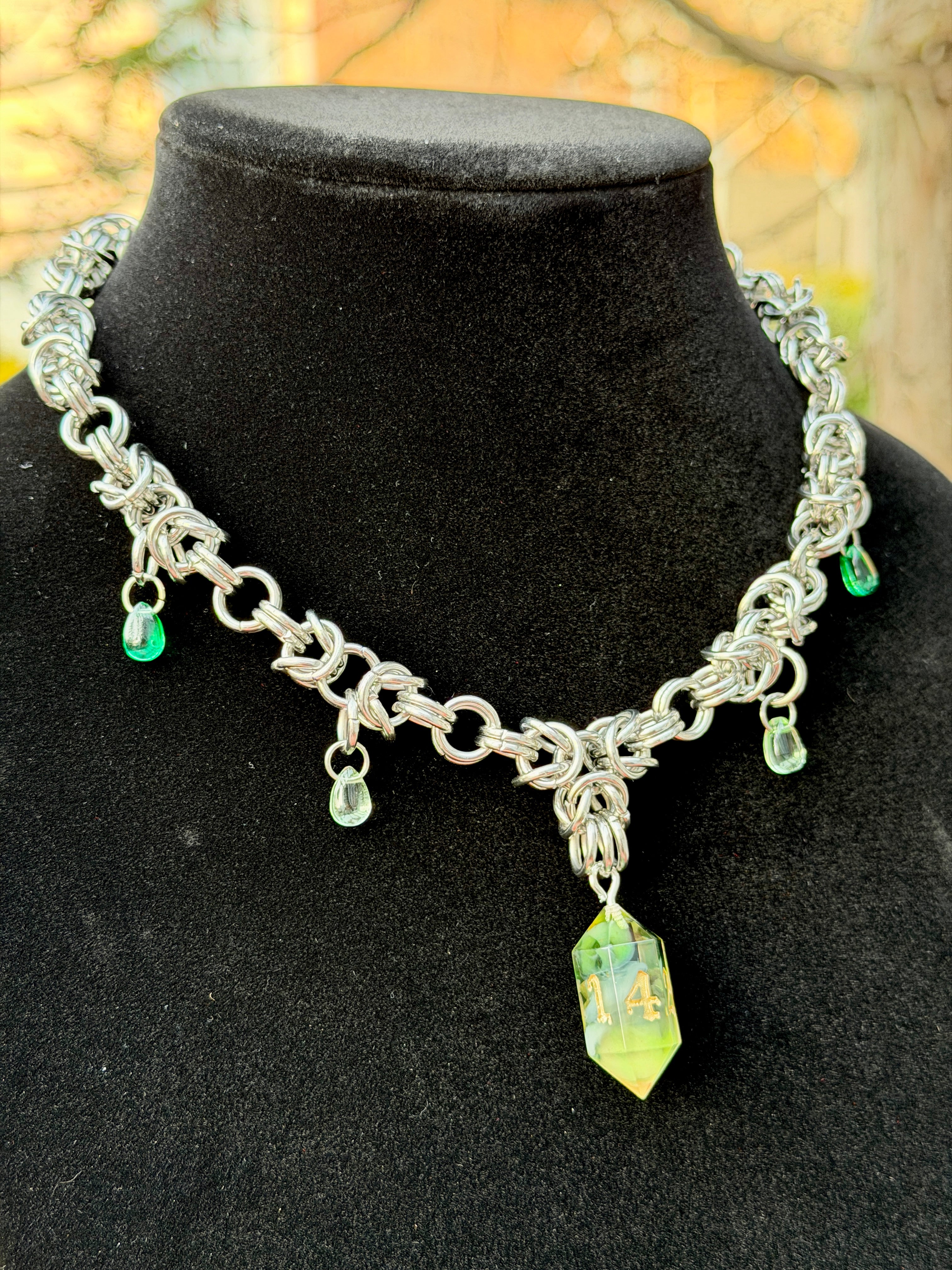 Even Darkness Must Pass - Chainmail Necklace
