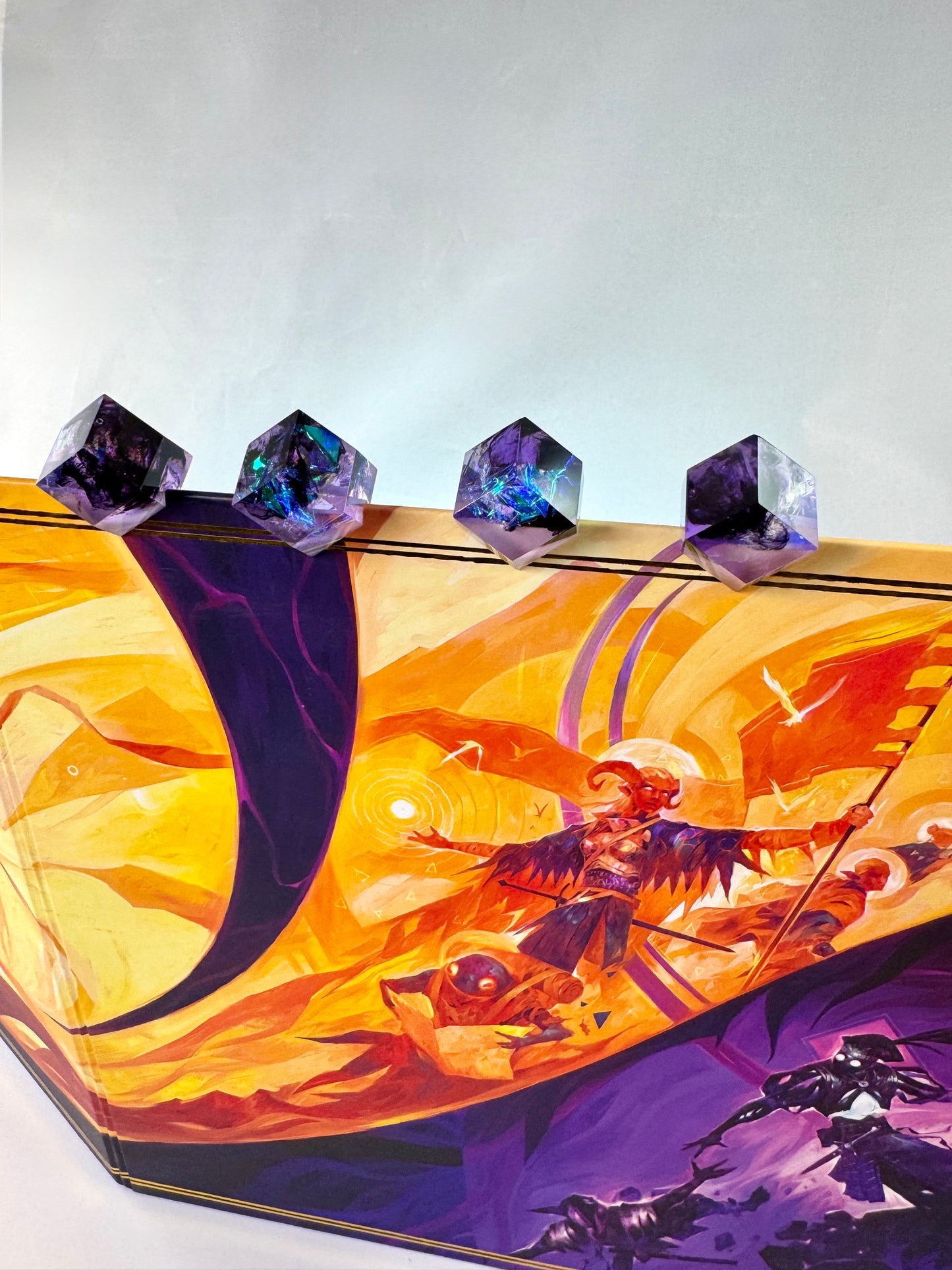 Violet Void Tracking Tokens for GM Screens