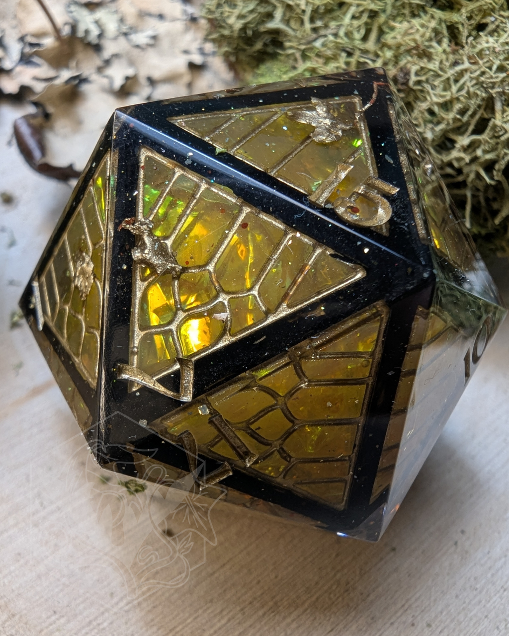 Death of a Monarch - 35mm Stained Glass Chonk