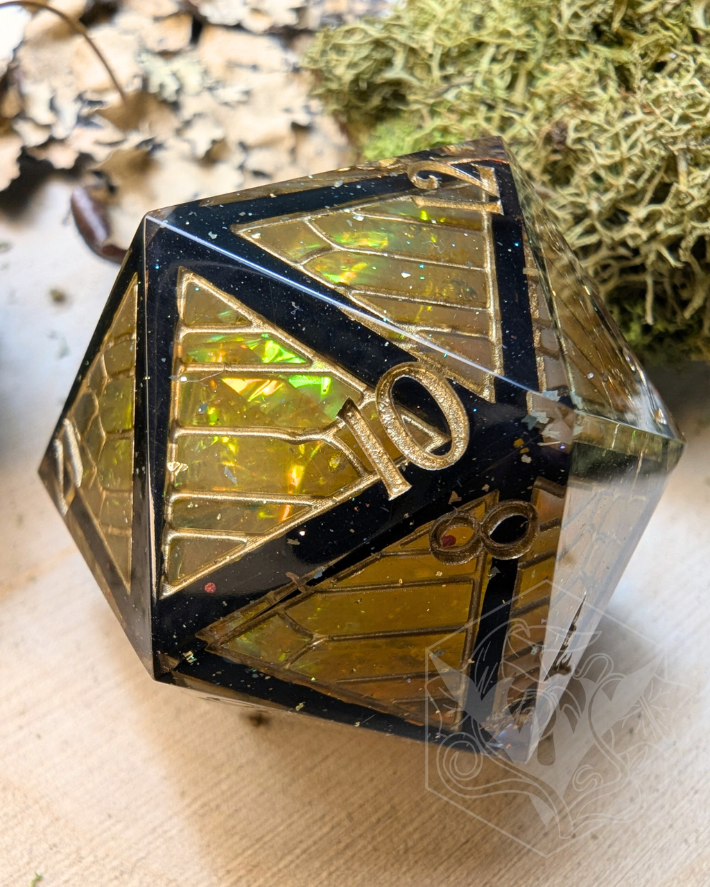 Death of a Monarch - 35mm Stained Glass Chonk