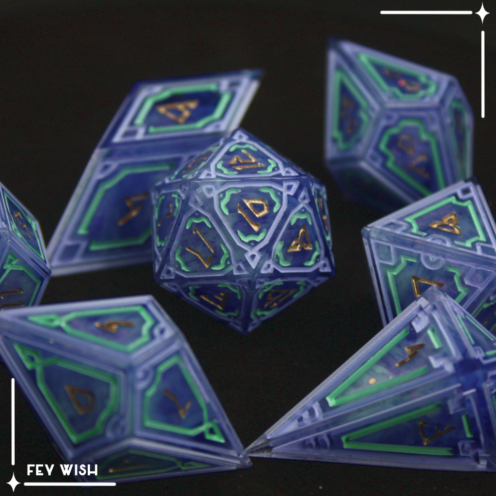 Fey Wish - 7-Piece Dice Set