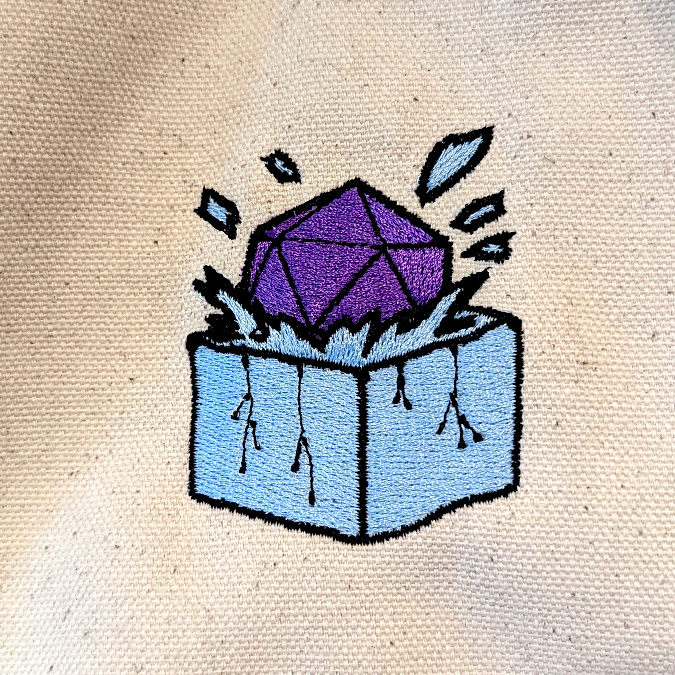 Houses & Humans Embroidered Canvas Bag