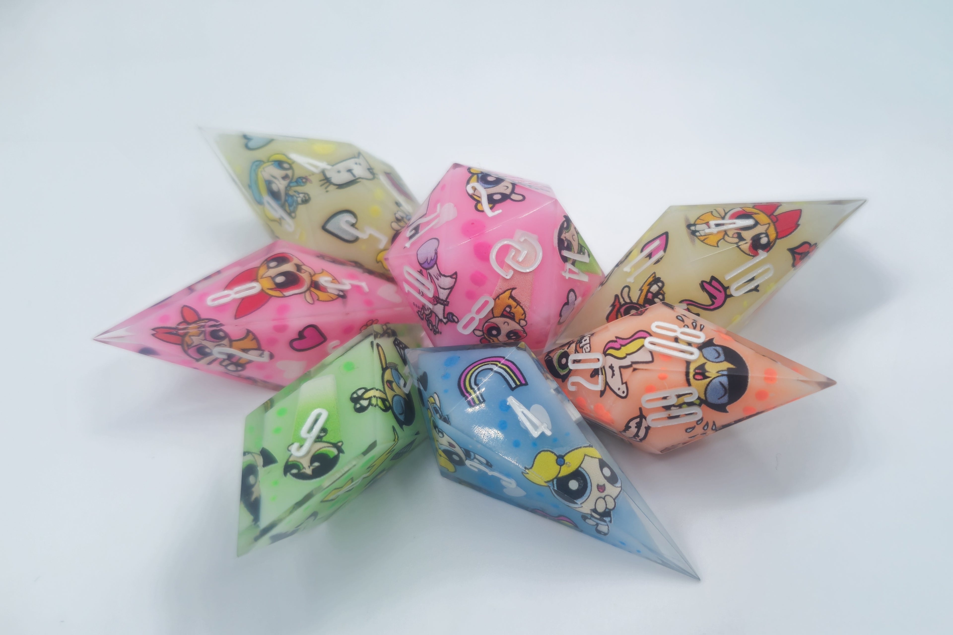 Powerpuff fighting Ice! - 7-Piece Set