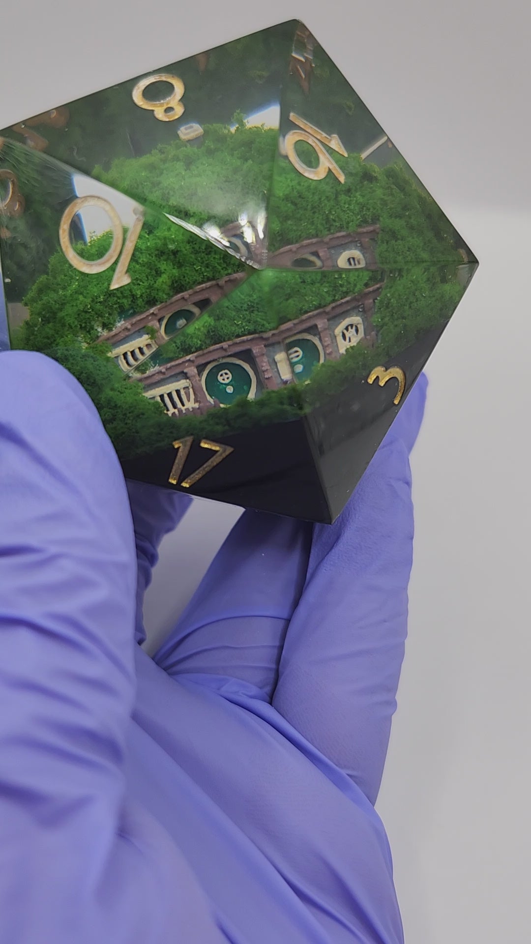 In a D20 There Lived a Hobbit - 60mm d20