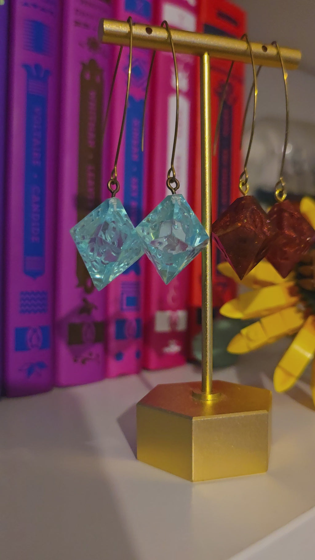 Fire Beats Ice - Dice Earrings Set
