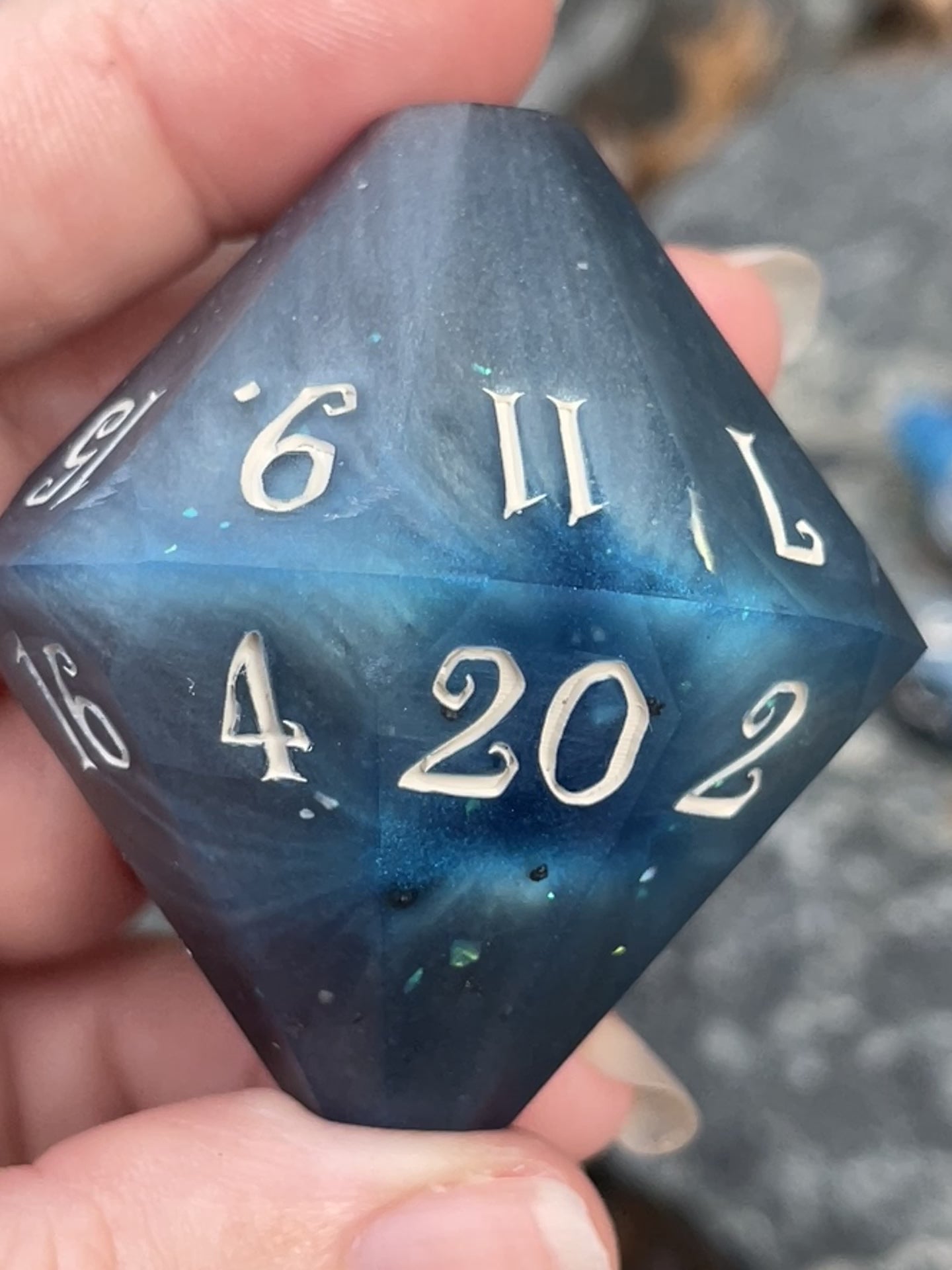 Melt Into Darkness - 8-Piece Dice Set