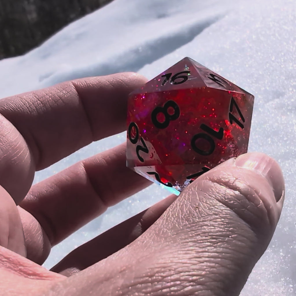 A Song of Ice & Freedom - 30mm Geode Chonk